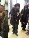 Johnny Depp : il enfile le costume de Jack Sparrow pour rendre visite à des enfants malades