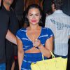 Demi Lovato sexy à la sortie d'un restaurant, le 1er juillet 2015 à New York