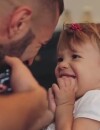  Karim Benzema gaga de sa fille M&eacute;lia&nbsp;sur Instagram, le 11 ao&ucirc;t 2015&nbsp; 