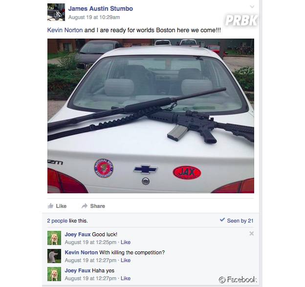 Le message des deux suspects