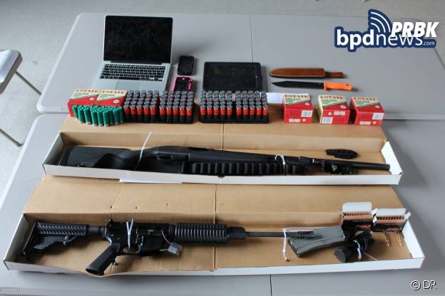L'arsenal saisi par la police
