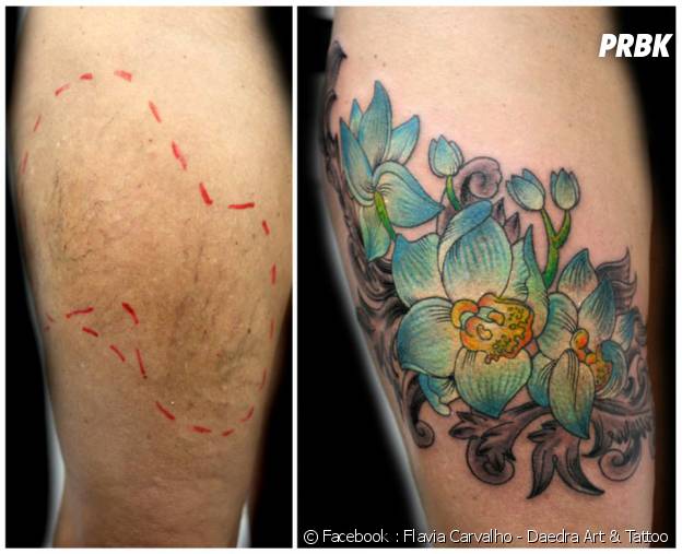Recouvrir un bleu permanent d'un tatouage, c'est facile et possible