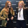 Cara Delevingne et Kate Moss pour le lancement de la nouvelle boutique Mango à Milan, le 23 septembre 2015