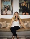 Clara Morgane enceinte et sexy pour le lancement de son calendrier 2016 sexy, au Majestic Hotel, le 24 septembre 2015