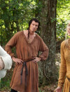 The Originals saison 3, épisode 1 : Daniel Gillies (Elijah), Casper Zafer (Finn) et Claire Holt (Rebekah) dans un flashback