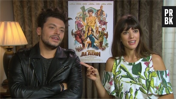 Kev Adams et Vanessa Guide (Les Nouvelles Aventures d'Aladin) en interview pour Purebreak
