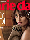 Lea Michele sexy en couverture du magazine Marie Claire pour novembre 2015