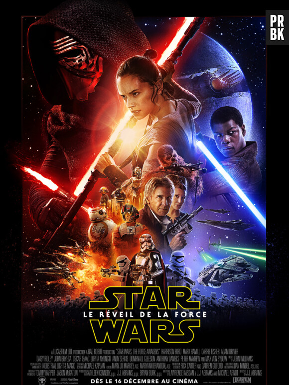 Star Wars, le réveil de la Force : l'affiche officielle du film