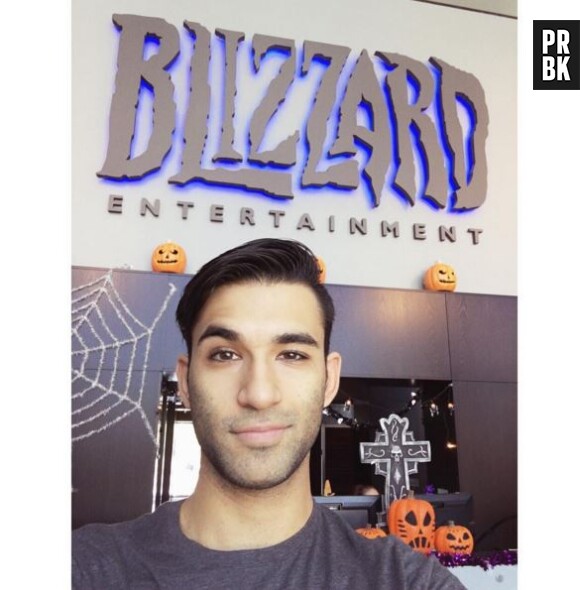 WaRTeK au QG de Blizzard sur Instagram