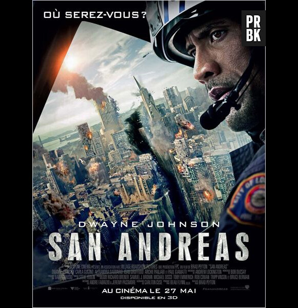 San Andreas sort en DVD