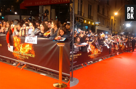 Hunger Games 4 : les fans rassemblés pour l'avant-première à Paris le 9 novembre 2015