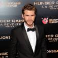 Liam Hemsworth à l'avant-première de Hunger Games 4 à Paris le 9 novembre 2015