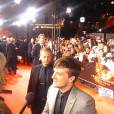 Josh Hutcherson sur le tapis rouge à l'avant-première de Hunger Games 4 à Paris le 9 novembre 2015