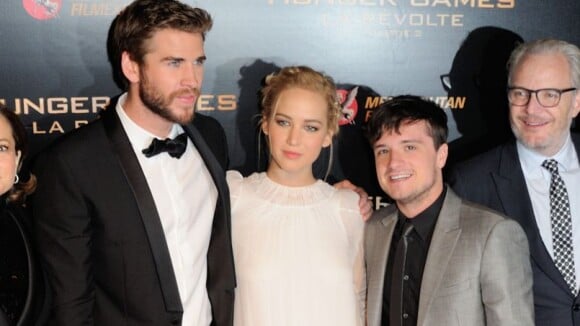 Jennifer Lawrence divine, Josh Hutcherson, Liam Hemsworth... Hunger Games 4 enflamme Paris