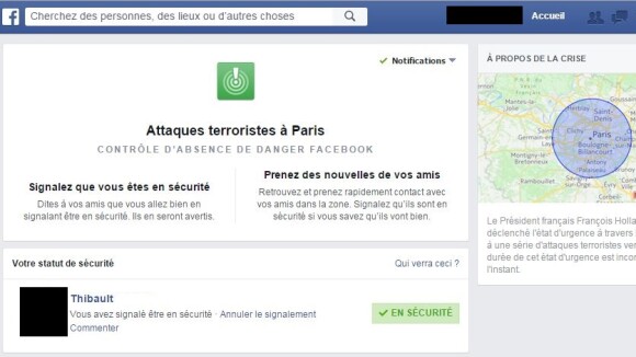 Safety Check : Facebook réagit en urgence après les attentats de Paris