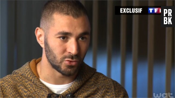 Karim Benzema s'exprime sur l'affaire de la sextape de Mathieu Valbuena, le 2 décembre 2015 sur TF1