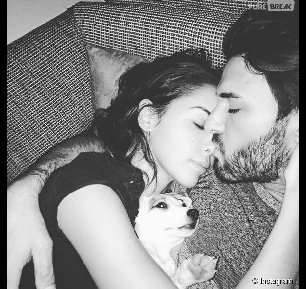 Nabilla Benattia et Thomas Vergara complices avec leur bébé chien sur Instagram