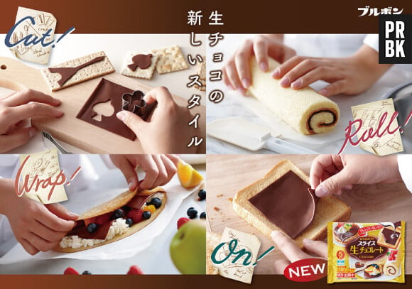 Du chocolat en tranches vendu par une entreprise japonaise