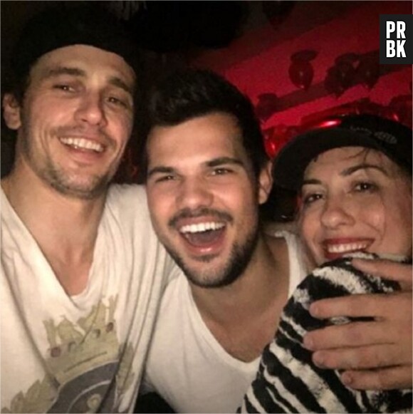 James Franco et Taylor Lautner fêtent le passage à 2016 sur une photo Instagram