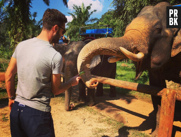 Shy'm en vacances en Thaïlande pour le nouvel an 2016