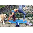 Laury Thilleman : séance yoga sexy sur Instagram