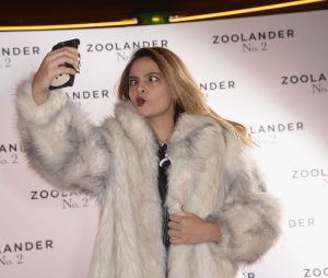 Sindy à l'avant-première de Zoolander 2 au cinéma Gaumont Marignan à Paris, le 23 février 2016