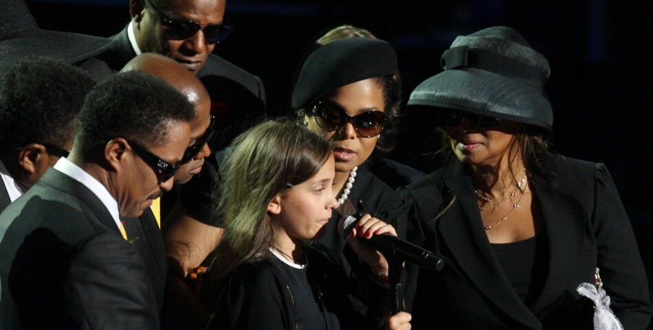 Paris Jackson aux funérailles de son père en juin 2009