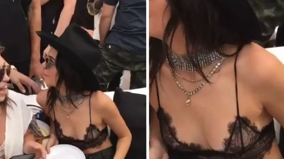 Kendall Jenner : son piercing au téton dévoilé sur Snapchat... par Kylie Jenner