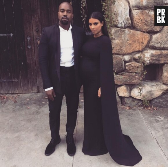 Kim Kardashian et Kanye West, aujourd'hui mariés et parents de deux enfants.