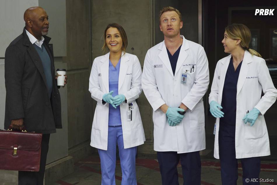 Grey S Anatomy Saison 12 Episode 21 Richard James Pickens Jr Jo Camilla Luddington Owen Kevin Mckidd Et Meredith Ellen Pompeo Sur Une Photo Purebreak