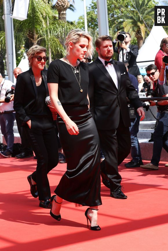 Kristen Stewart et son ex Alicia Cargile sur le tapis rouge de American Honey le 15 mai 2016 au Festival de Cannes