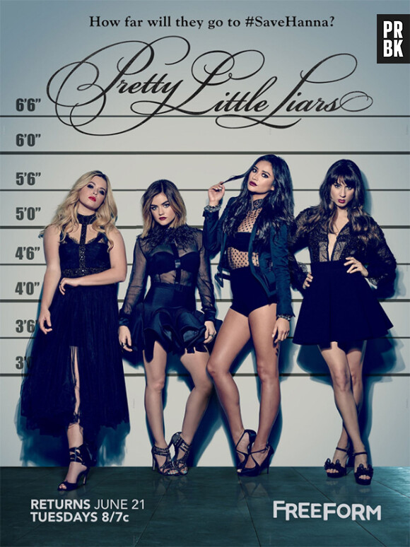 Pretty Little Liars saison 7 : le nouveau poster sans Hanna