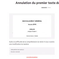 Bac d'anglais 2016 : et si l'épreuve était annulée à cause de Manhattan ? La pétition est lancée !