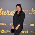 Ayem Nour enceinte aux Melty Future Awards le 16 février 2016 à Paris
