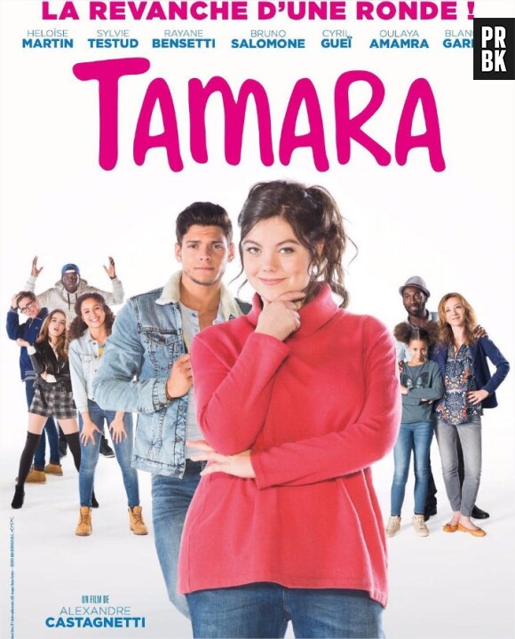 Rayane Bensetti sur l'affiche du film Tamara, au cinéma le 26 octobre 2016