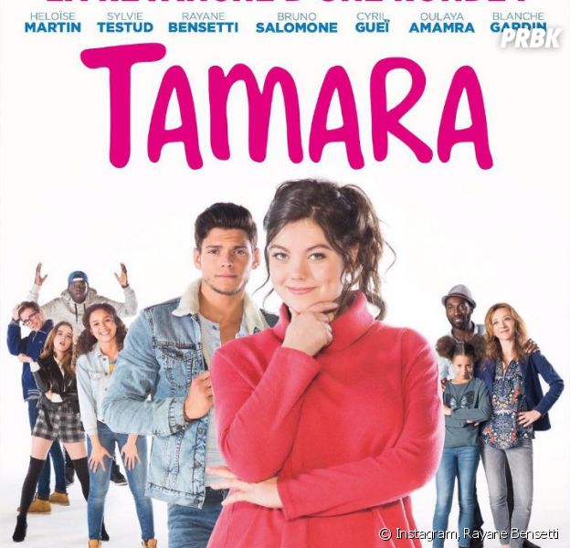 Rayane Bensetti sur l'affiche du film Tamara, au cinéma le 26 octobre 2016