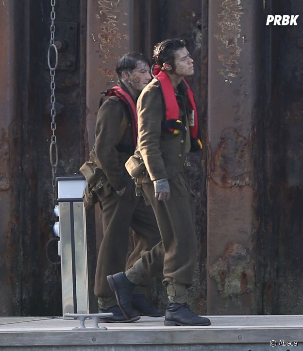 Harry Styles sur le tournage de Dunkirk en Angleterre