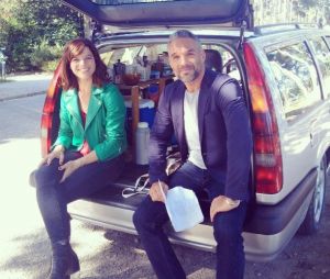 Profilage saison 7 : Juliette Roudet et Philippe Bas sur le tournage