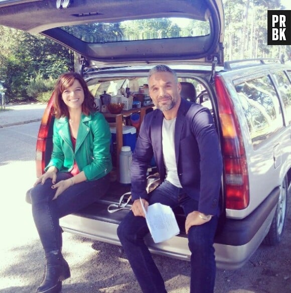 Profilage saison 7 : Juliette Roudet et Philippe Bas sur le tournage