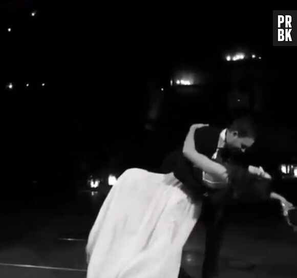 Troian Bellisario (Pretty Little Liars) et Patrick J. Adams (Suits) lors de leur danse entre mari et femme.