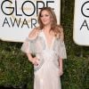 Drew Barrymore sur le tapis-rouge des Golden Globes 2017 le 8 janvier à Los Angeles