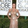 Sofia Vergara sur le tapis-rouge des Golden Globes 2017 le 8 janvier à Los Angeles