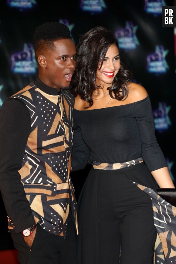 Black M et sa femme Lia aux NRJ Music Awards 2016