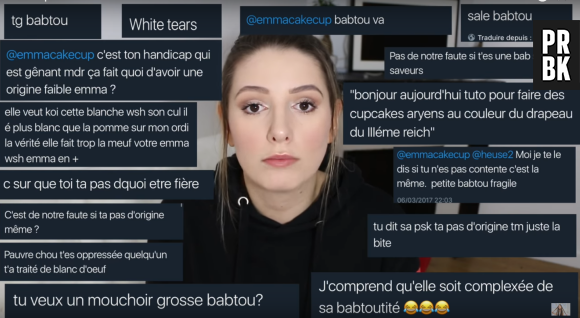 Emma CakeCup insultée de "babtou" et accusée de racisme ? Sa vidéo coup de gueule