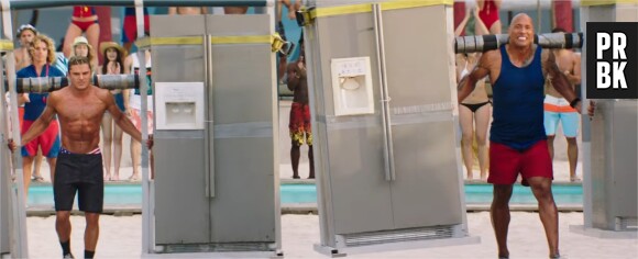 Baywatch : abdos et humour, Dwayne Jonhson et Zac Efron font le show dans le trailer