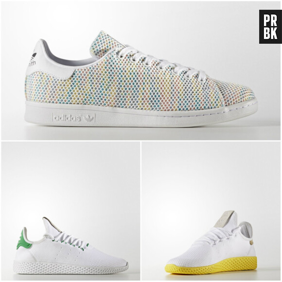 Stan Smith en tissus et multicolores, Tennis HU X Pharrell Williams : les sneakers de l'été par Adidas