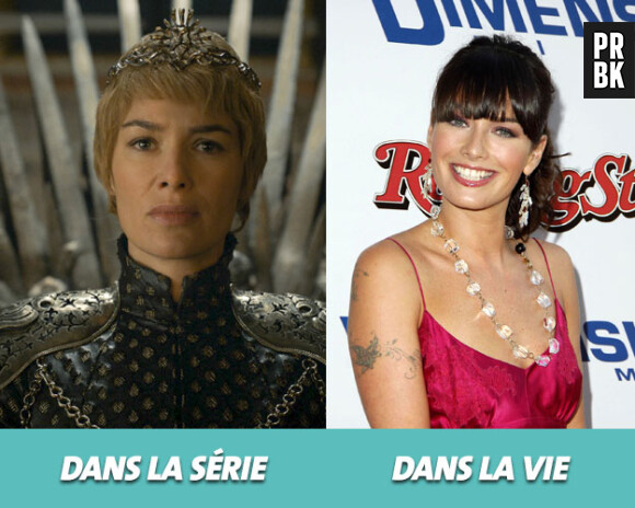 Game of Thrones : Lena Headey dans la série vs dans la vie