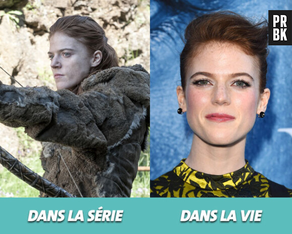 Game of Thrones : Rose Leslie dans la série vs dans la vie