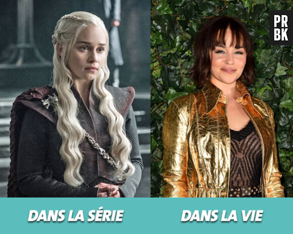 Game of Thrones : Emilia Clarke dans la série vs dans la vie