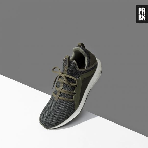 Puma x Jules : la basket Mega NRGY Knit en kaki